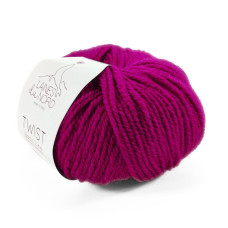 64 Пряжа Laines du Nord Twist, 100г - 125м, фуксія, 70% вовна, 30% акрил
