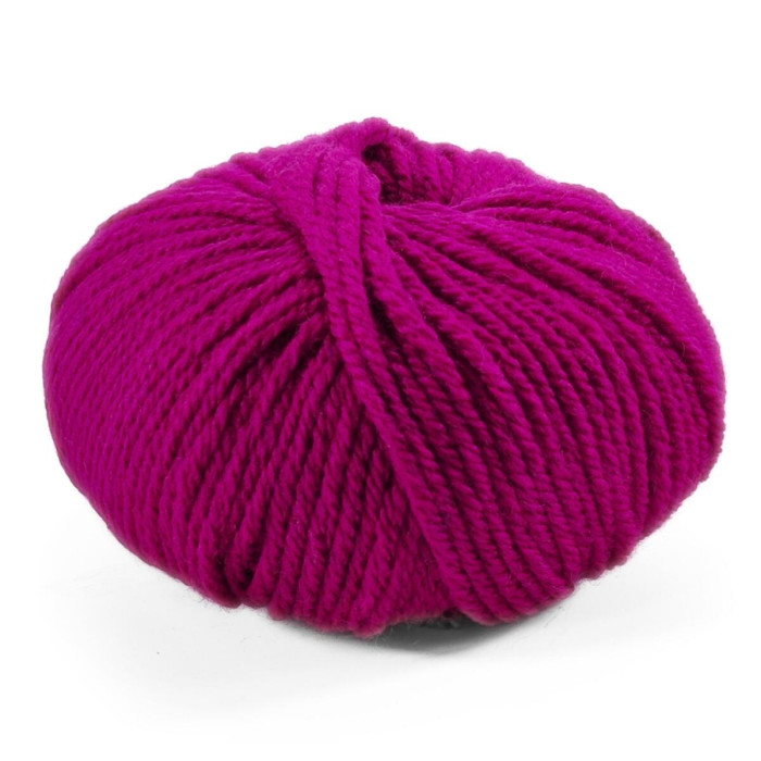 64 Пряжа Laines du Nord Twist, 100г - 125м, фуксія, 70% вовна, 30% акрил