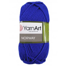 64 Пряжа Norway 100гр - 105м (Синій) YarnArt