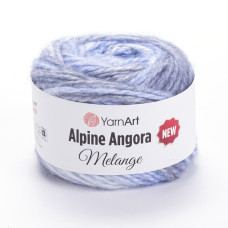 6401 Пряжа Alpine Angora Melange New, 150гр-180м (різнокольоровий). YarnArt