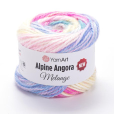 6402 Пряжа Alpine Angora Melange New, 150гр-180м (різнокольоровий). YarnArt