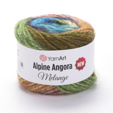 6404 Пряжа Alpine Angora Melange New, 150гр-180м (різнокольоровий). YarnArt