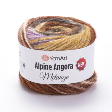 6410 Пряжа Alpine Angora Melange New, 150гр-180м (різнокольоровий). YarnArt