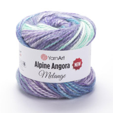 6412 Пряжа Alpine Angora Melange New, 150гр-180м (різнокольоровий). YarnArt