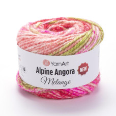 6417 Пряжа Alpine Angora Melange New, 150гр-180м (різнокольоровий). YarnArt