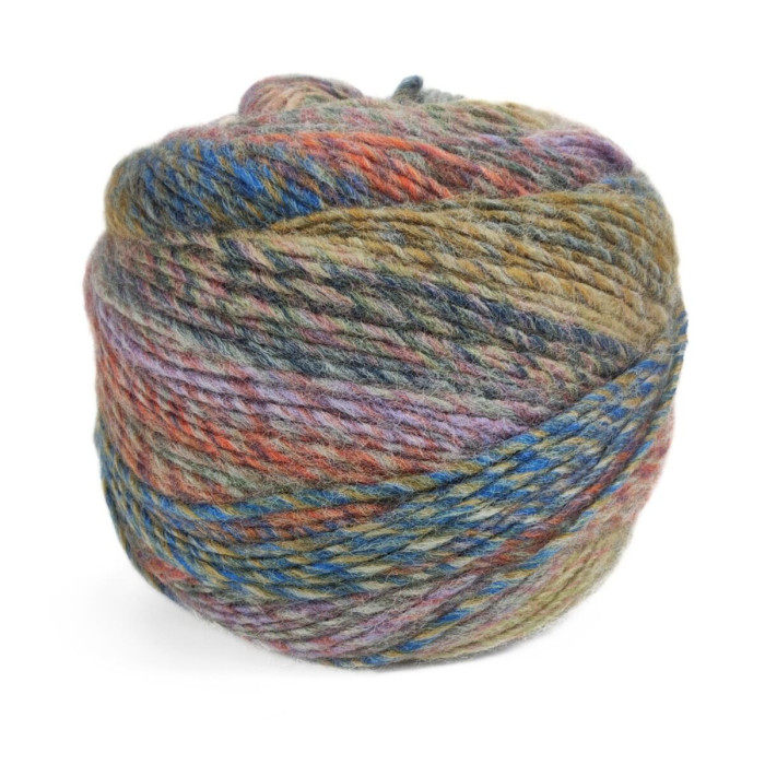 643 Пряжа Mondial Samba, 200г - 400м, мультіколор, 30% вовна віргінська, 70% мікрофібра