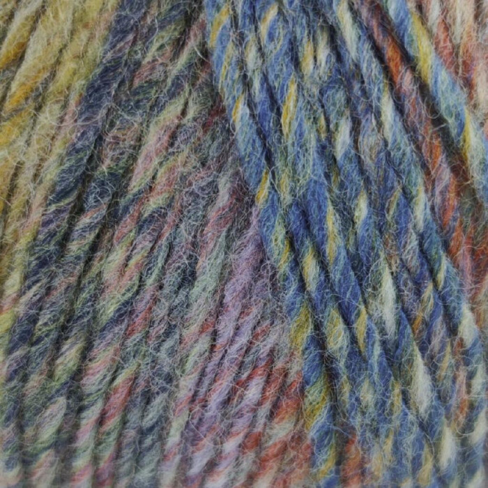 643 Пряжа Mondial Samba, 200г - 400м, мультіколор, 30% вовна віргінська, 70% мікрофібра