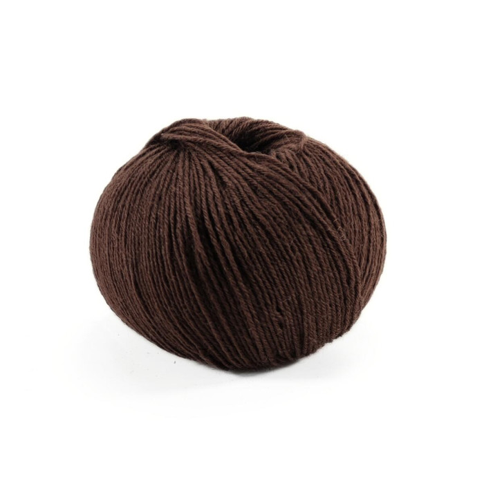 644 Пряжа Campolmi Filati Baby, 50г - 200м, коричневий, 100% меринос