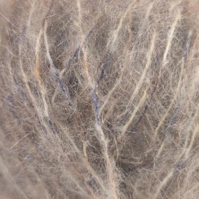 65 Пряжа Adriafil Desiderio, 25г - 160м, бежево-сизий, 55% мохер, 23% вовна екстрафайн, 22% шовк