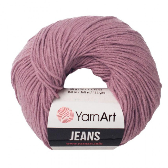 65 Пряжа Jeans 50гр - 160м (Рожевий) YarnArt