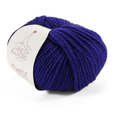 65 Пряжа Laines du Nord Twist, 100г - 125м, ультрамариновий, 70% вовна, 30% акрил
