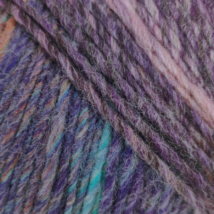 650 Пряжа Mondial Samba, 200г - 400м, мультіколор, 30% вовна віргінська, 70% мікрофібра