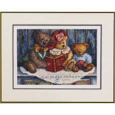 65054 Dimensions Набір для вишивки рахунковим хрестиком - Мишуткини казки 18x13 см, Aida 18 ct