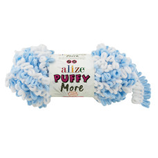 6512 Пряжа Puffy More 150гр-11,5м (різнокольорова). Alize
