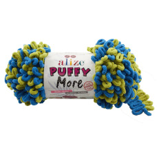 6544 Пряжа Puffy More 150гр-11,5м (різнокольорова). Alize