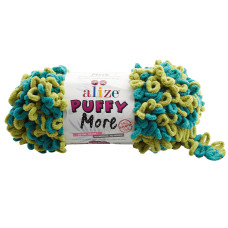 6546 Пряжа Puffy More 150гр-11,5м (різнокольорова). Alize
