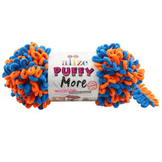 6549 Пряжа Puffy More 150гр-11,5м (різнокольорова). Alize