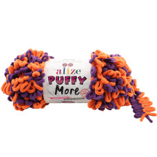 6550 Пряжа Puffy More 150гр-11,5м (різнокольорова). Alize
