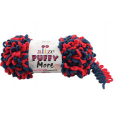 6551 Пряжа Puffy More 150гр-11,5м (різнокольорова). Alize