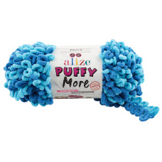 6552 Пряжа Puffy More 150гр-11,5м (різнокольорова). Alize
