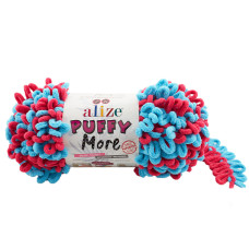 6553 Пряжа Puffy More 150гр-11,5м (різнокольорова). Alize