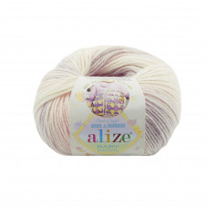 6554 Пряжа Baby Wool Batik 50гр - 175м (різнокольорова). Alize