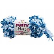 6555 Пряжа Puffy More 150гр-11,5м (різнокольорова). Alize