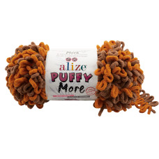 6562 Пряжа Puffy More 150гр-11,5м (різнокольорова). Alize