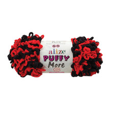 6569 Пряжа Puffy More 150гр-11,5м (різнокольорова). Alize