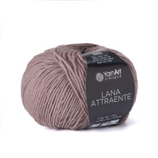 6606 Пряжа Lana Attraente YarnArt , 50г - 180м, сірий, 100% вовна