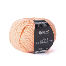 6618 Пряжа Lana Attraente YarnArt , 50г - 180м, персиковий, 100% вовна