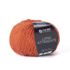 6620 Пряжа Lana Attraente YarnArt , 50г - 180м, теракотовий, 100% вовна