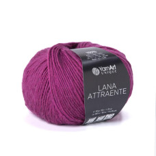 6627 Пряжа Lana Attraente YarnArt , 50г - 180м, фіолетовий, 100% вовна