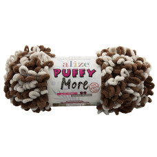 6627 Пряжа Puffy More 150гр-11,5м (різнокольорова). Alize
