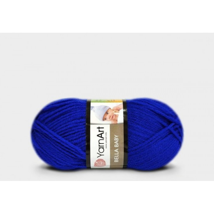 663 Пряжа Bella Baby 50гр - 190м (Синій) YarnArt(Знятий з виробництва)