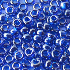 66300 10/0 чеський бісер Preciosa, 5 г, синій, прозорий глазурований