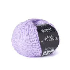 6631 Пряжа Lana Attraente YarnArt , 50г - 180м, фіолетовий, 100% вовна