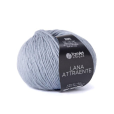 6640 Пряжа Lana Attraente YarnArt , 50г - 180м, світло-синій, 100% вовна