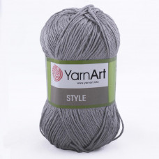 667 Пряжа Style 50гр - 185м (Темно-сірий) YarnArt