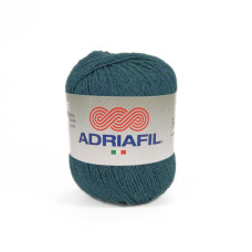 67 Пряжа Adriafil Fenice, 50г - 155м, зелений, 80% бавовна перероблена, 15% бавовна, 5% інші волокна