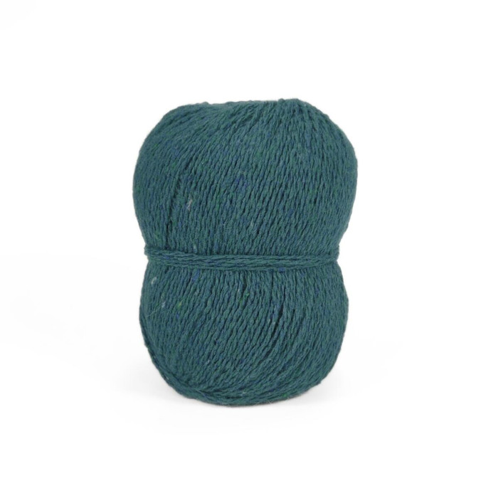 67 Пряжа Adriafil Fenice, 50г - 155м, зелений, 80% бавовна перероблена, 15% бавовна, 5% інші волокна