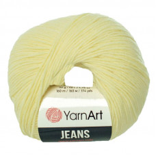 67 Пряжа Jeans 50гр - 160м (Жовтий) YarnArt
