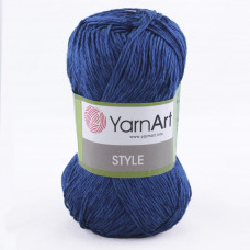 678 Пряжа Style 50гр - 185м (Синій) YarnArt