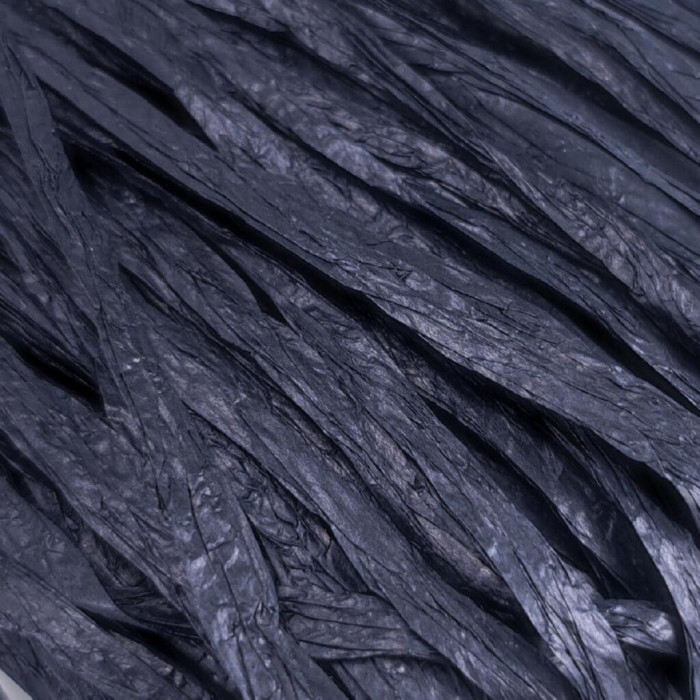 68 Рафія Adriafil Rafia Filato, 50г - 100-150м, темно-синій, 100% рослинна целюлоза