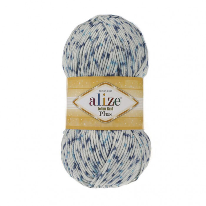 6840 Пряжа Cotton Gold Plus 100гр - 200м (Різнокольоровий) Alize(Знятий з виробництва)