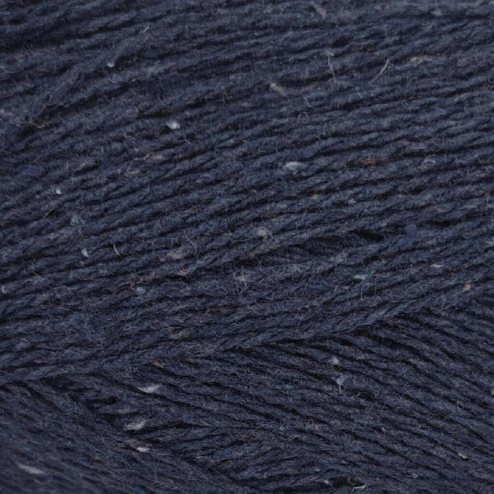 69 Пряжа Adriafil Fenice, 50г - 155м, темно-синій, 80% бавовна перероблена, 15% бавовна, 5% інші волокна