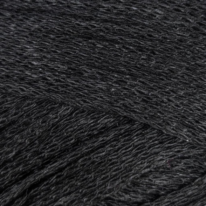 69 Пряжа Adriafil Totalino, 50г - 140м, чорний, 100% льон