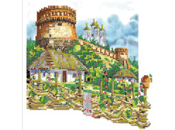 AC-067 Народні мотиви. Абріс Арт. Схема на полотні для вишивання бісером (АС-067)