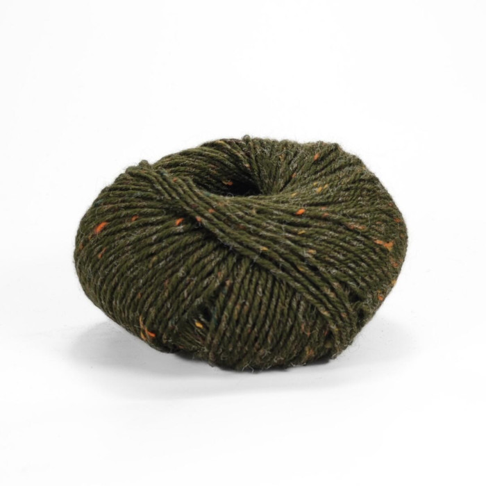 6966 Пряжа Lana Gatto Everest, 50г - 100м, зелений, 95% вовна, 5% віскоза