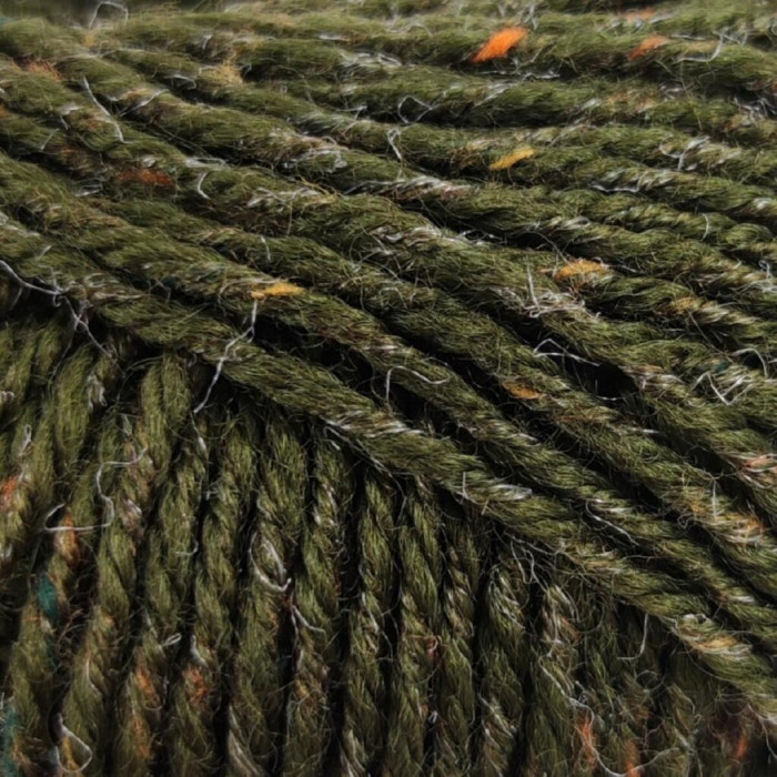 6966 Пряжа Lana Gatto Everest, 50г - 100м, зелений, 95% вовна, 5% віскоза